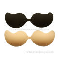 Hot-selling adhesive silicone bra with silicone glue